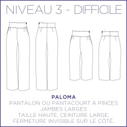 Pattern Paloma - Pants & cropped pants- 34/48 (US/UK: 2/6, 16/20) - Intermediate