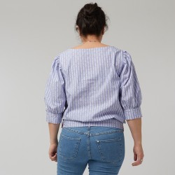 Pattern Ermine - Blouse - 34/48 (US/UK: 2/6, 16/20) - Intermediate