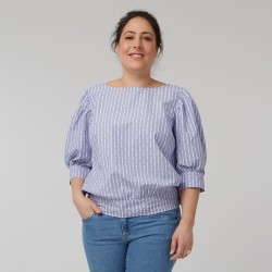 Pattern Ermine - Blouse - 34/48 (US/UK: 2/6, 16/20) - Intermediate