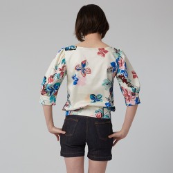 Pattern Ermine - Blouse - 34/48 (US/UK: 2/6, 16/20) - Intermediate