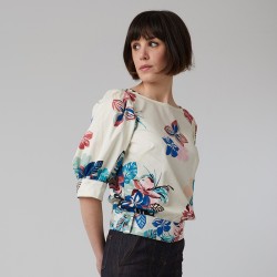 Pattern Ermine - Blouse - 34/48 (US/UK: 2/6, 16/20) - Intermediate