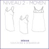Pattern Deesse - Under dress & tank top - 34/48 (US/UK: 2/6, 16/20) - Intermediate Pattern Deesse - Under dress & tank top - 34/48 (US/UK: 2/6, 16/20) - Intermediate