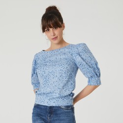 Pattern Ermine - Blouse - 34/48 (US/UK: 2/6, 16/20) - Intermediate