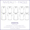 Pattern Essentiel - T-Shirt - S/XL - Facile Pattern Essentiel - T-Shirt - S/XL - Facile