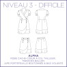 Patron Alpha - Jupe & Robe - 34/48 - Difficile Patron Alpha - Jupe & Robe - 34/48 - Difficile