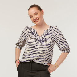 Pattern of the dress or tunic Evora, 1 pattern 8 possibilities