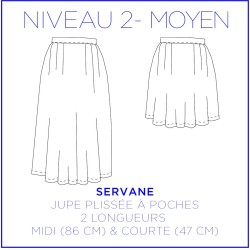 Pattern Servane - Skirt - 48/56 (16/20, 24/28) - Intermediate