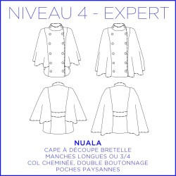 Pattern Nuala - Cloak - 34/48 (US/UK 2/6, 16/20) - Expert