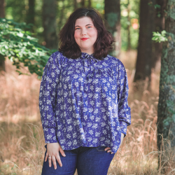 Create a unique & elegant piece with the Erika blouse pattern