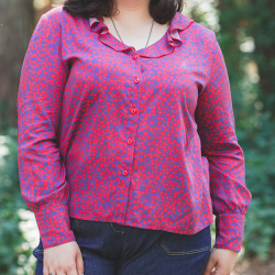 Pattern Emeline shirt - US/UK: 2/6, 16/20 - Level Advanced